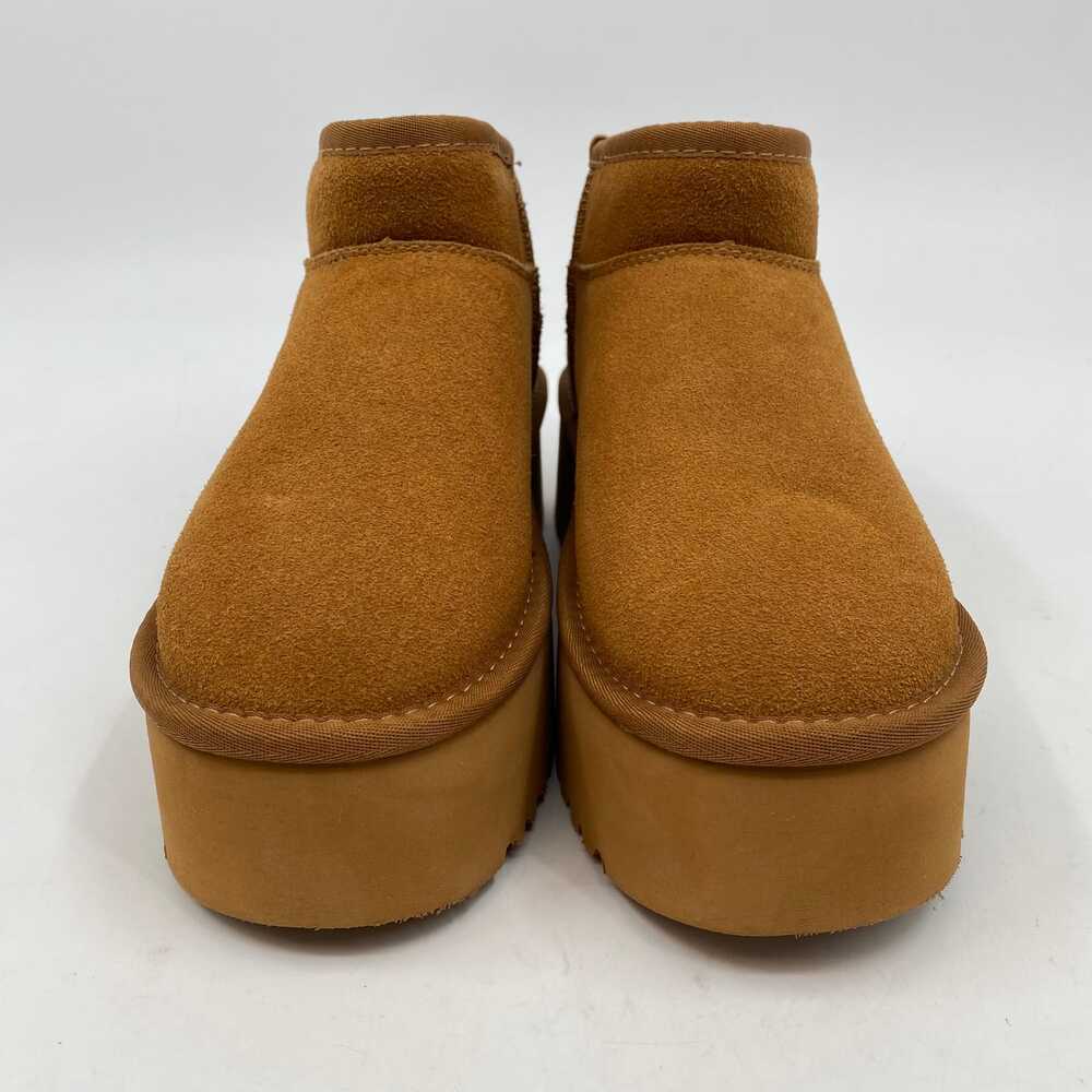 Project Cloud Brown Suede Platform Booties | Wome… - image 5